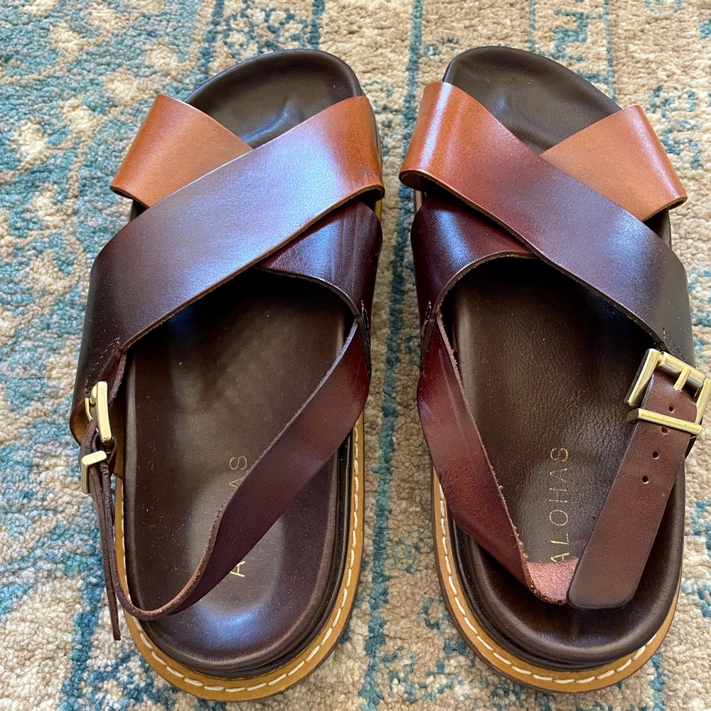Size 7.5 Aloha’s Slide-On Sandals